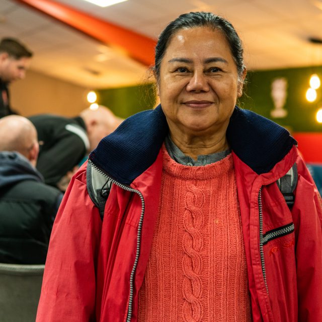 Smiling older woman