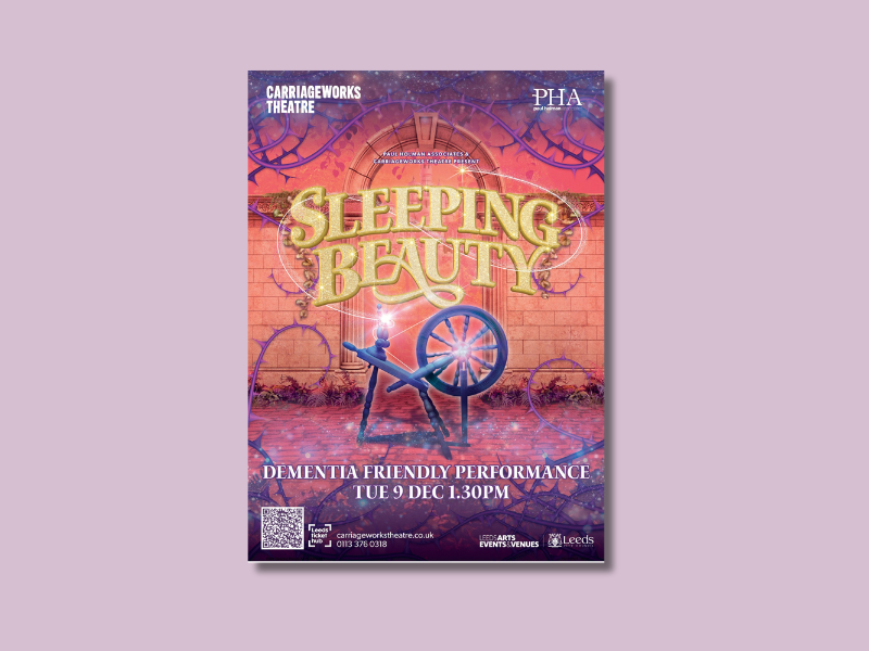 Flyer for Sleeping Beauty Dementia Friendly Performance